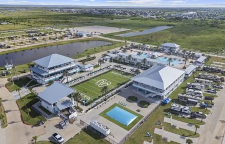 bb-aerial Aerial view of Camp Margaritaville Crystal Beach
